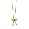 Karen Walker Love Knot Necklace - 9ct Yellow Gold-Necklace-Walker & Hall