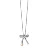 Karen Walker Love Knot Necklace - Sterling Silver-Necklace-Walker & Hall