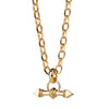 Karen Walker Arrow FOB Chain - 9ct Yellow Gold-Necklace-Walker & Hall