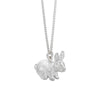 Karen Walker Lunar Rabbit Necklace - Sterling Silver-Necklace-Walker & Hall