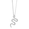 Karen Walker Lunar Snake Necklace - Sterling Silver-Necklace-Walker & Hall