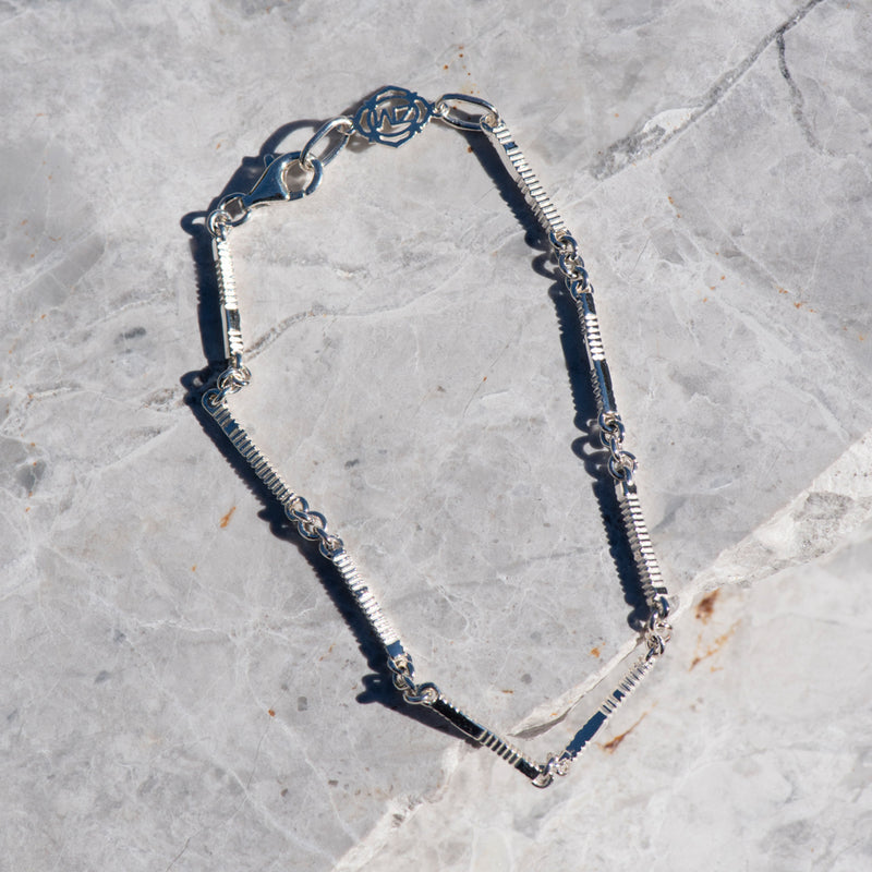 Zoe & Morgan Ameena Bracelet - Sterling Silver-Bracelet-Walker & Hall