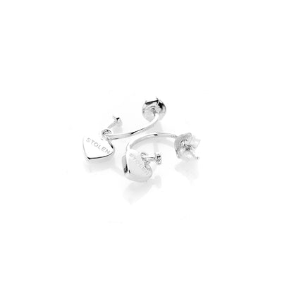 Stolen Girlfriends Club Stolen Heart Anchor Earrings-Earrings-Walker & Hall