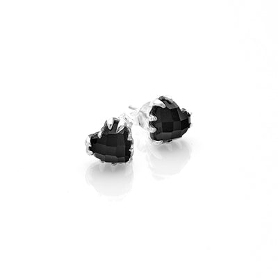 Stolen Girlfriends Club Love Claw Earrings - Sterling Silver & Onyx-Earrings-Walker & Hall