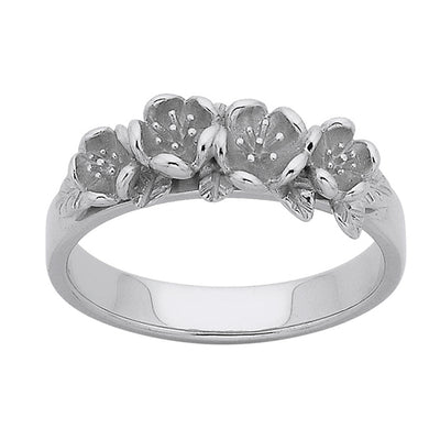Karen Walker Flower Wreath Ring - Sterling Silver-Ring-Walker & Hall